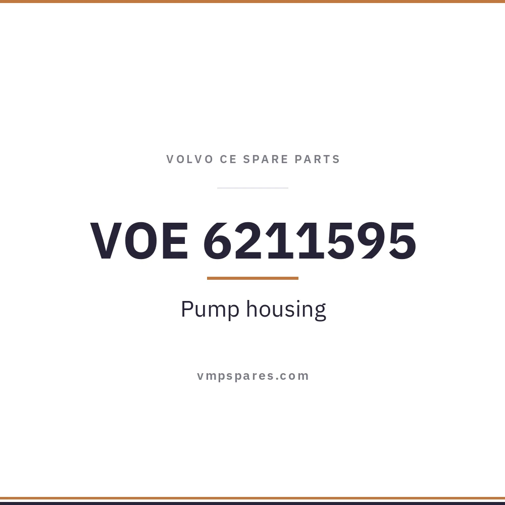 VOE 6211595 – Pump housing