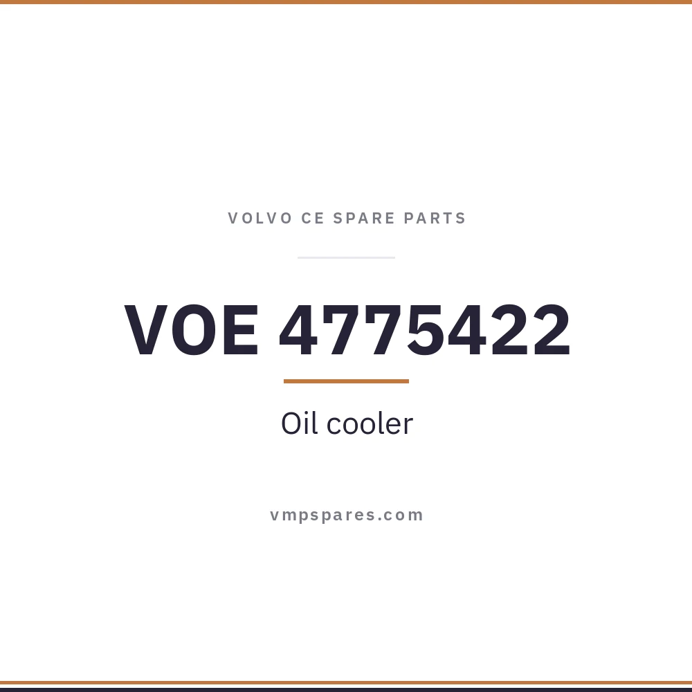 VOE 4775422 – Oil cooler