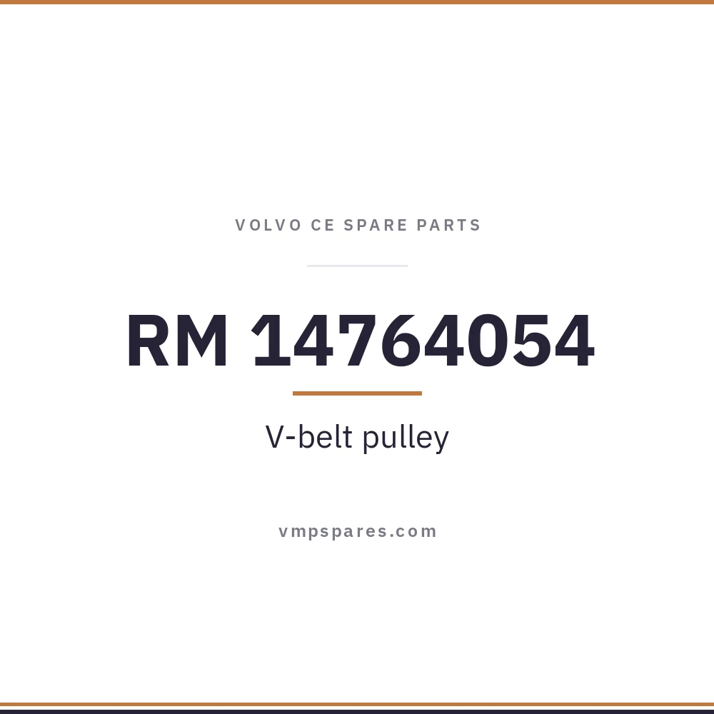 RM 14764054 – V-belt pulley