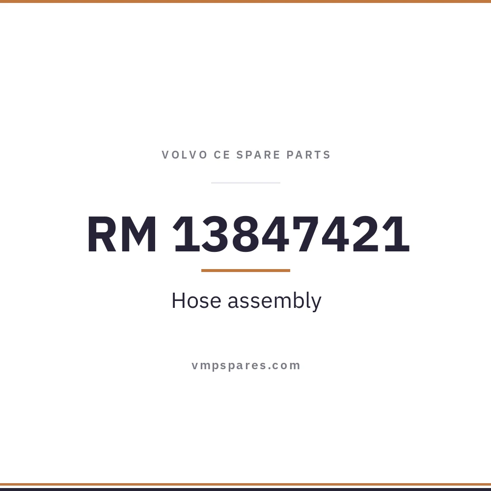 RM 13847421 – Hose assembly