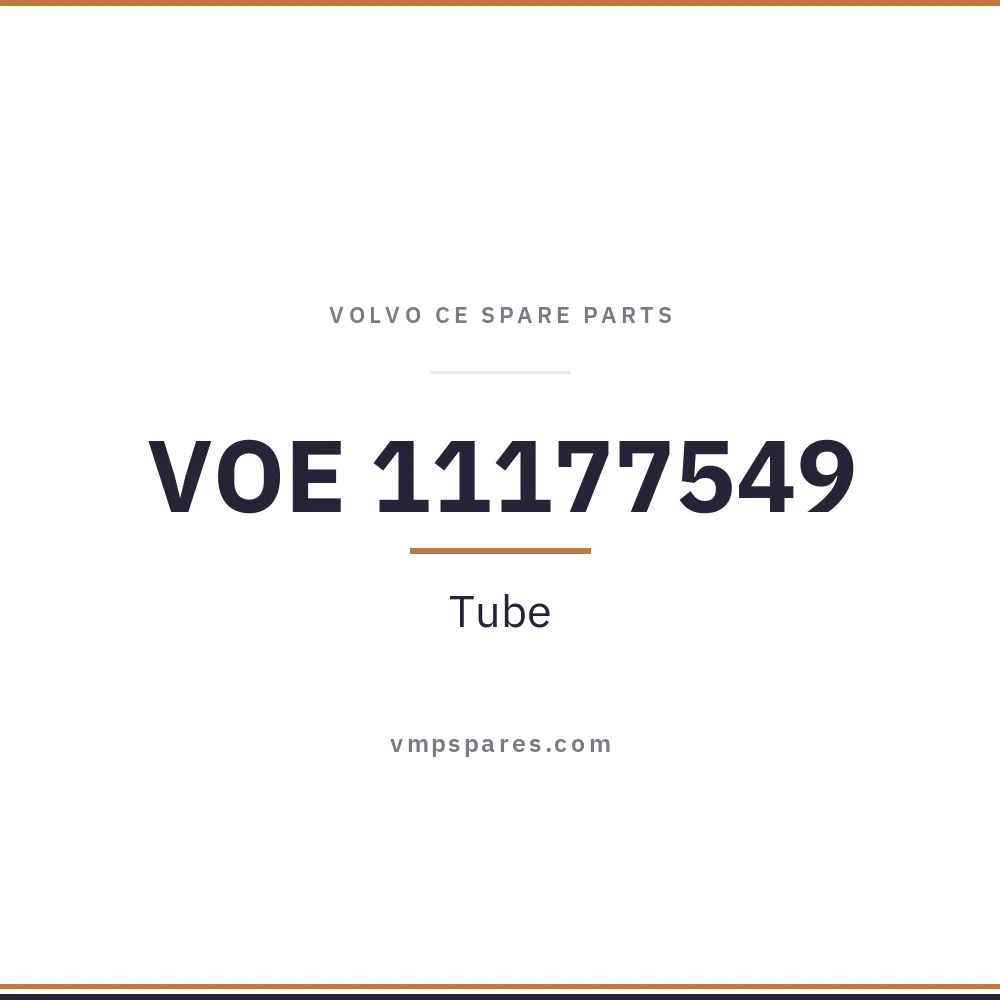 VOE 11177549 – Tube