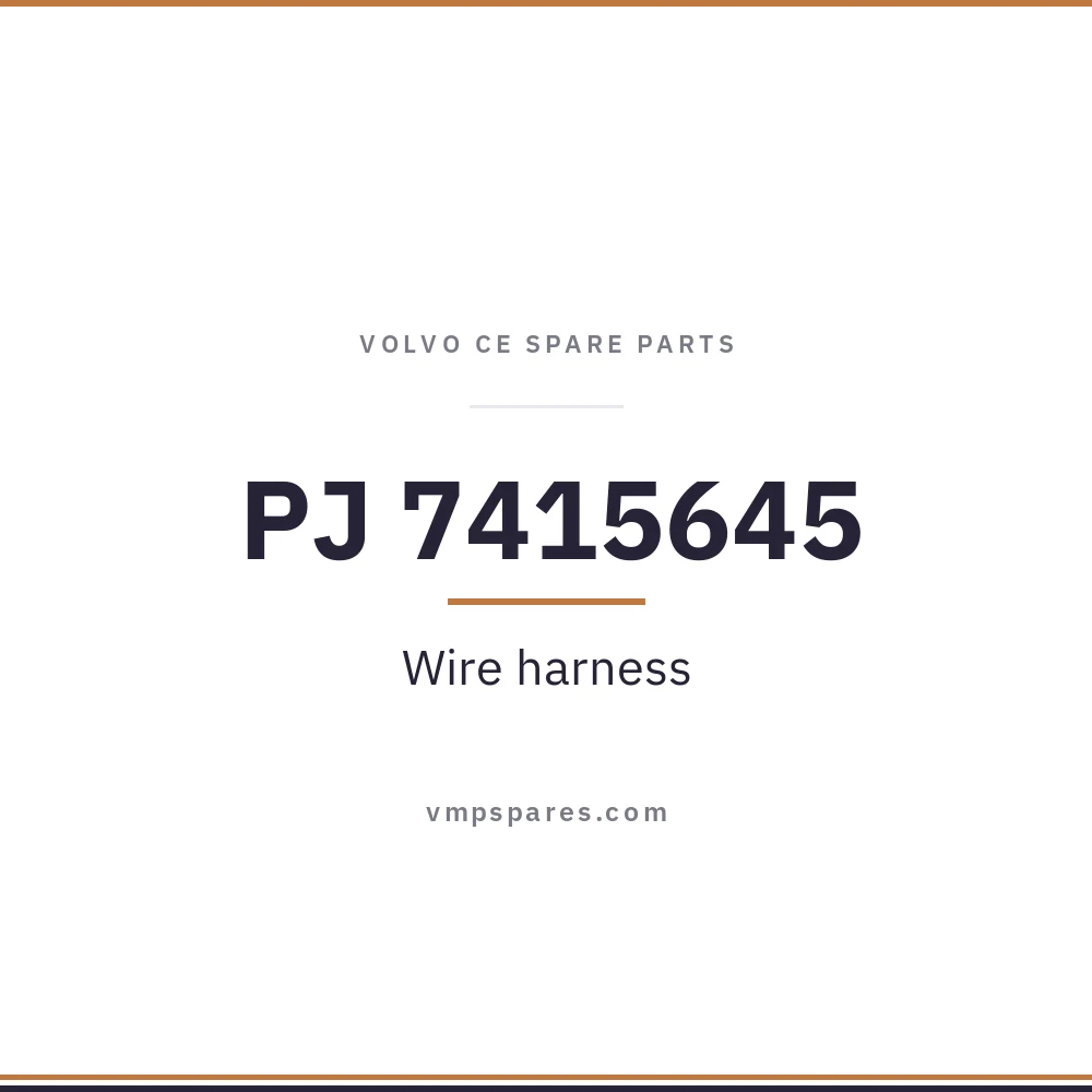 PJ 7415645 – Wire harness