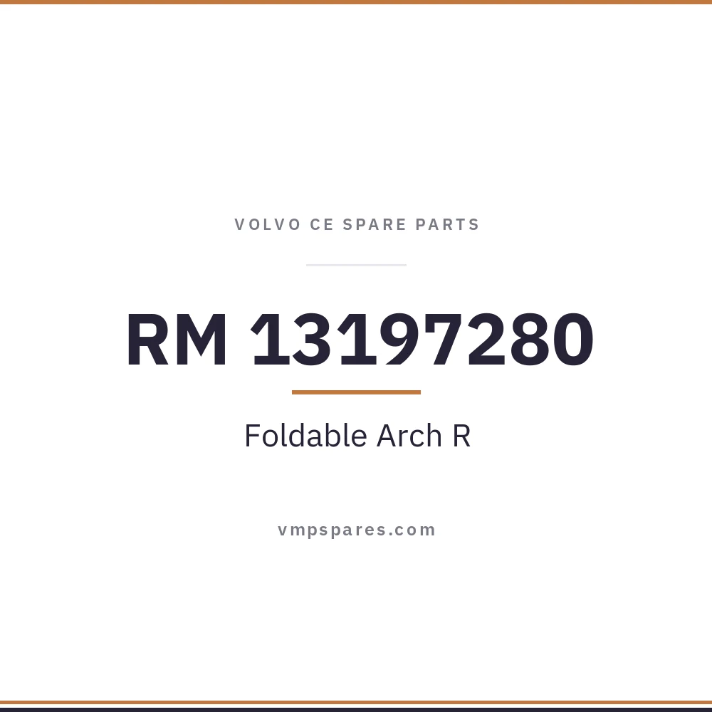 RM 13197280 – Foldable Arch R