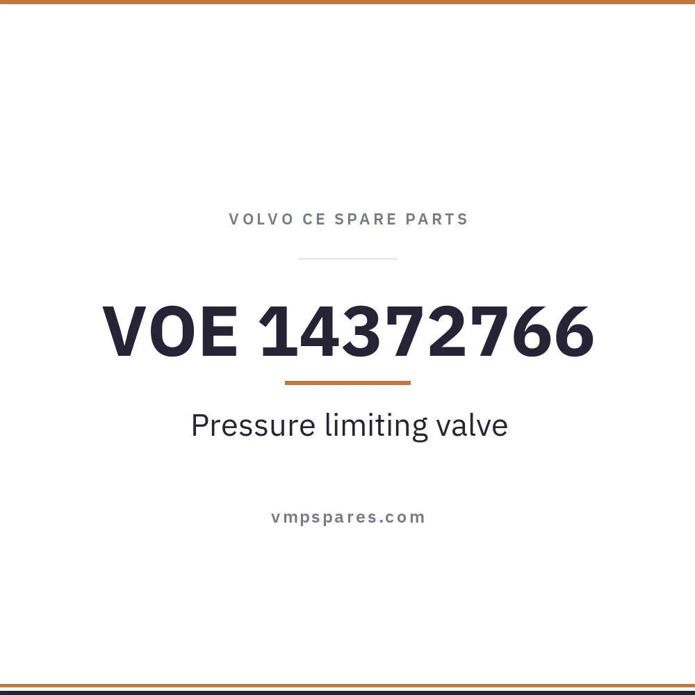 VOE 14372766 – Pressure limiting valve