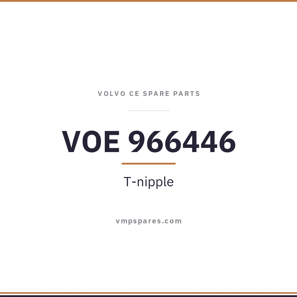 VOE 966446 – T-nipple