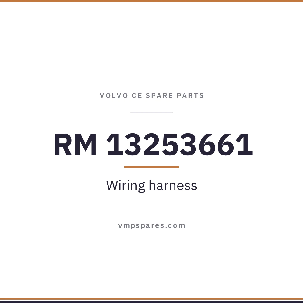 RM 13253661 – Wiring harness
