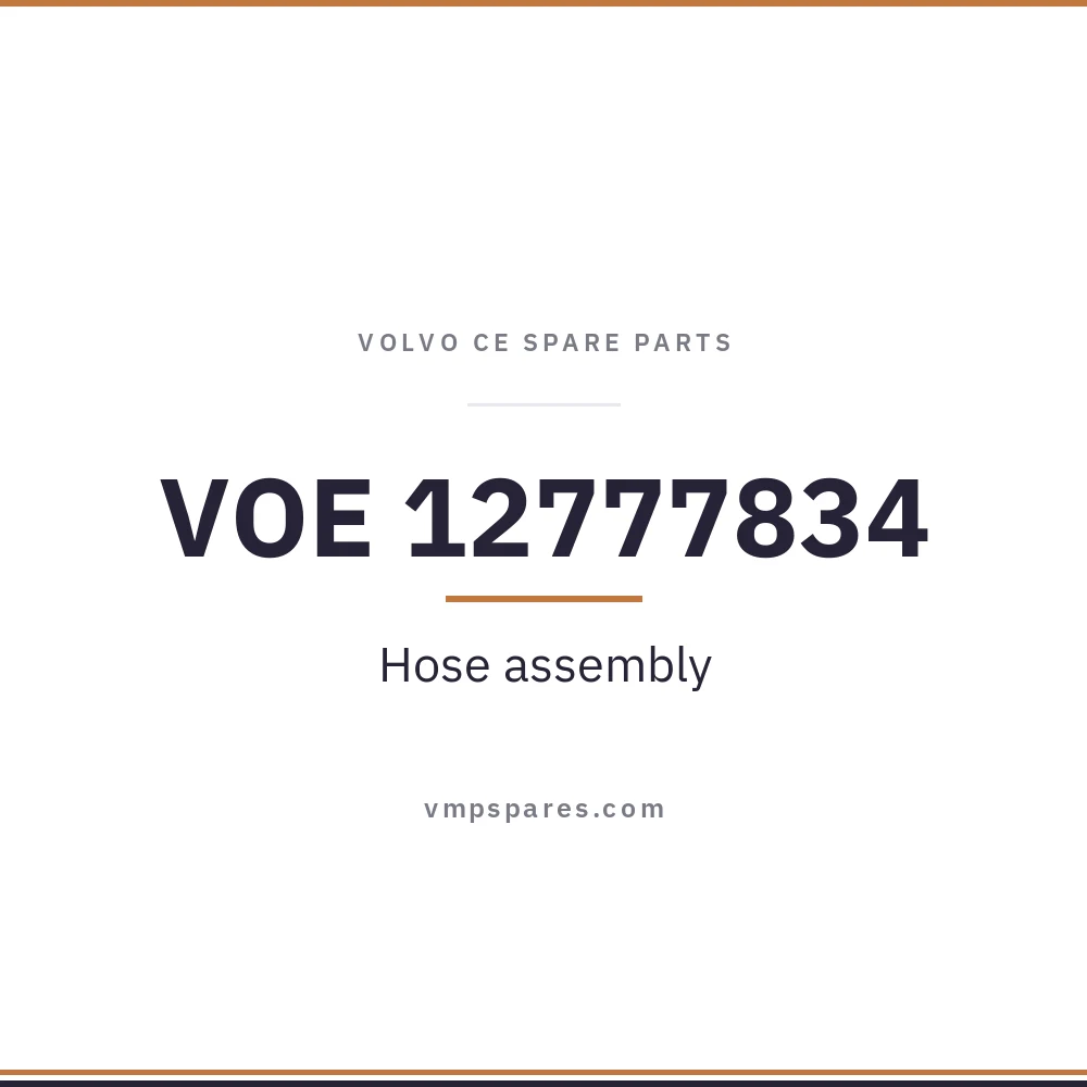VOE 12777834 – Hose assembly