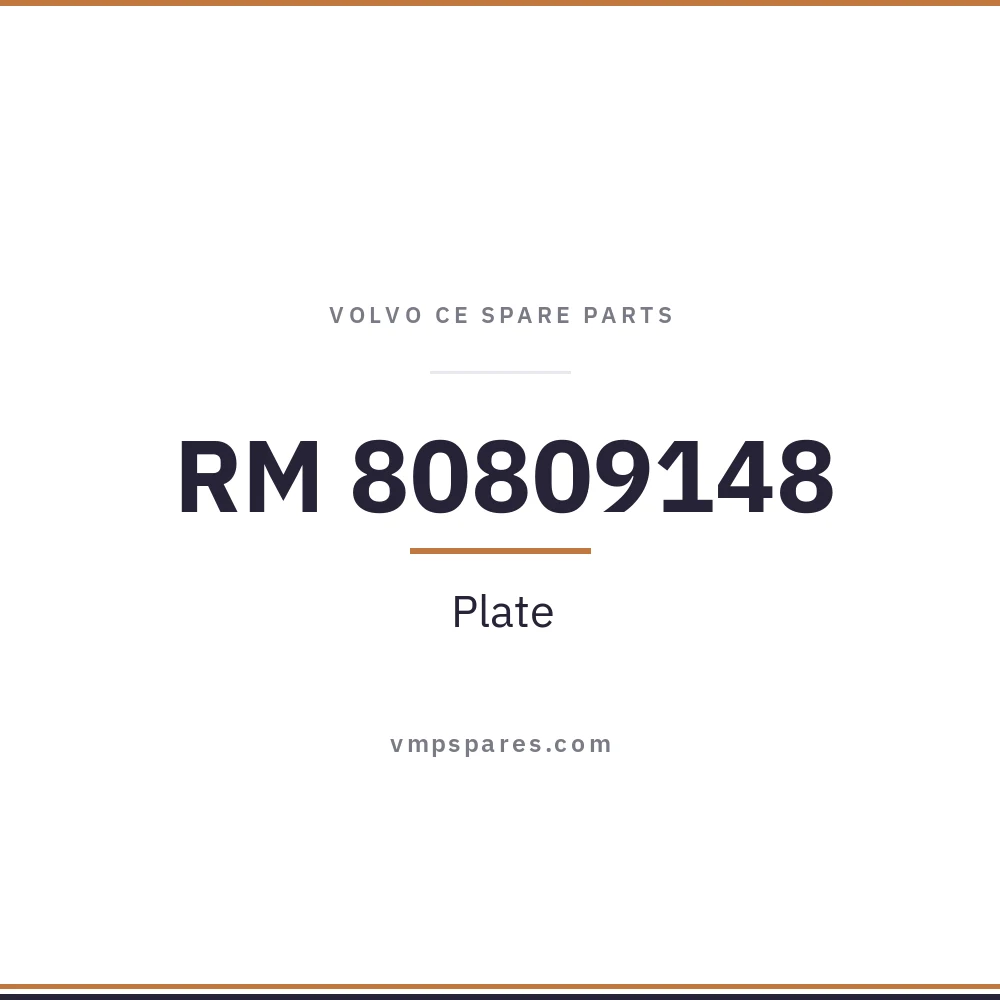 RM 80809148 – Plate