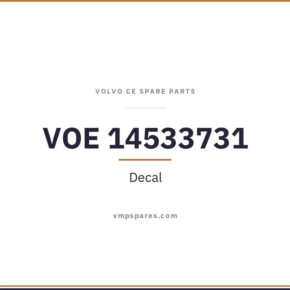 VOE 14533731 – Decal