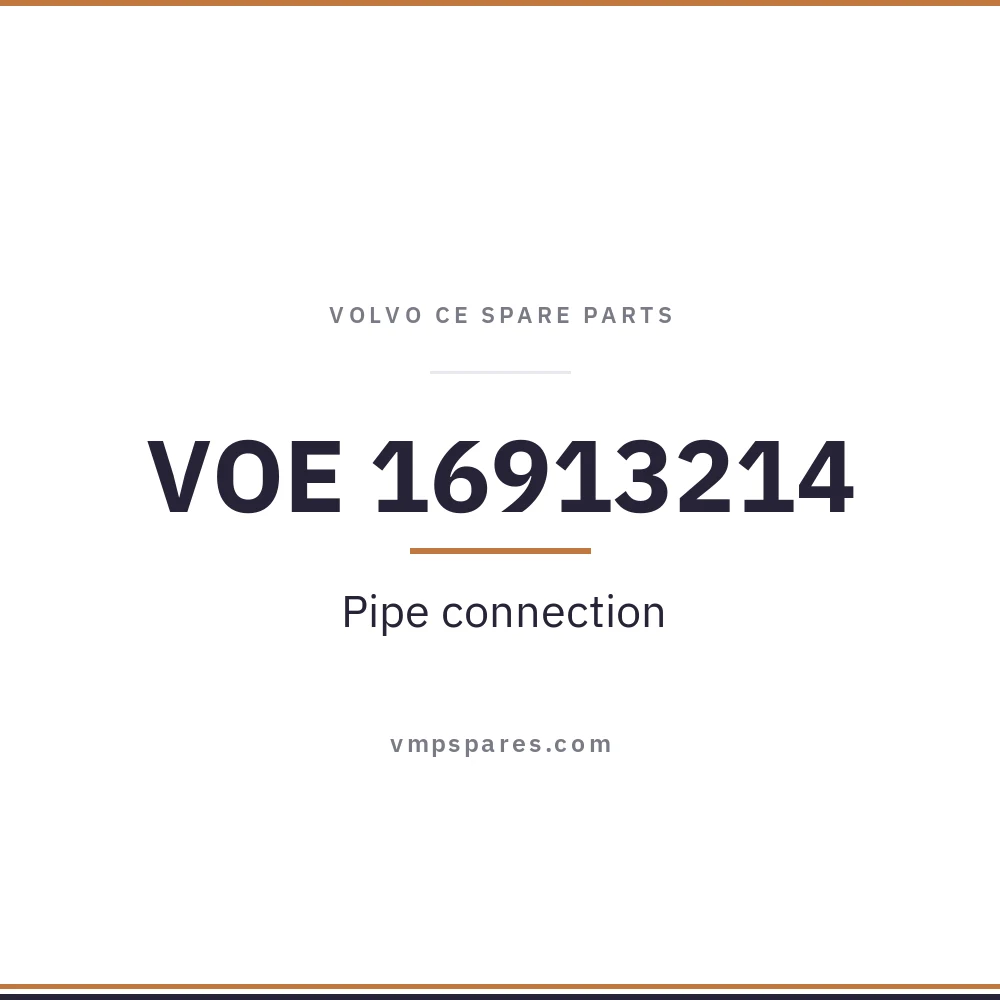 VOE 16913214 – Pipe connection