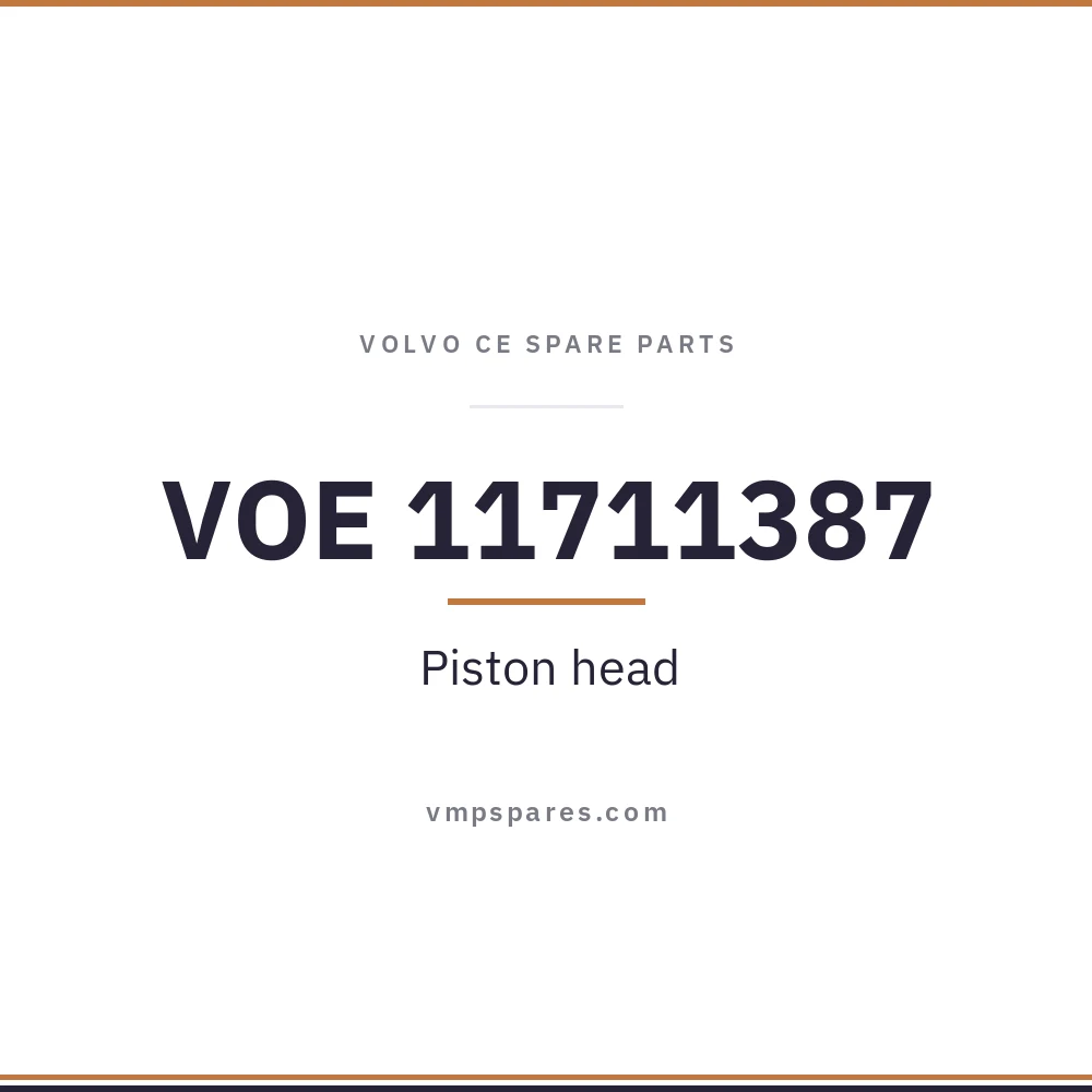 VOE 11711387 – Piston head