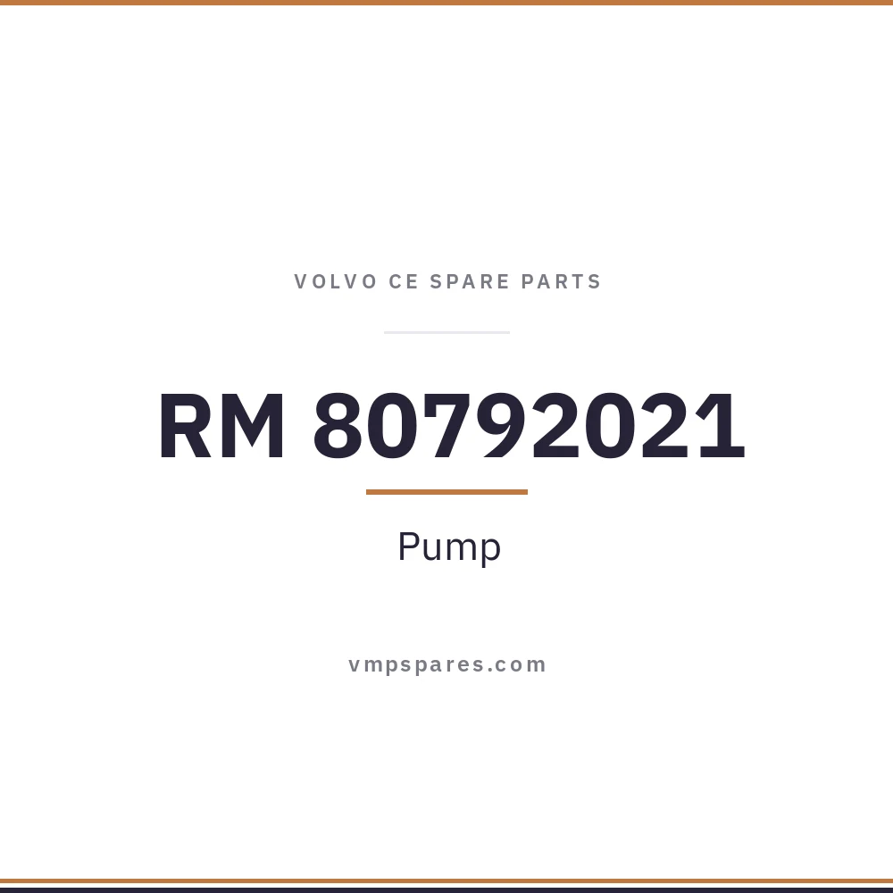 RM 80792021 – Pump