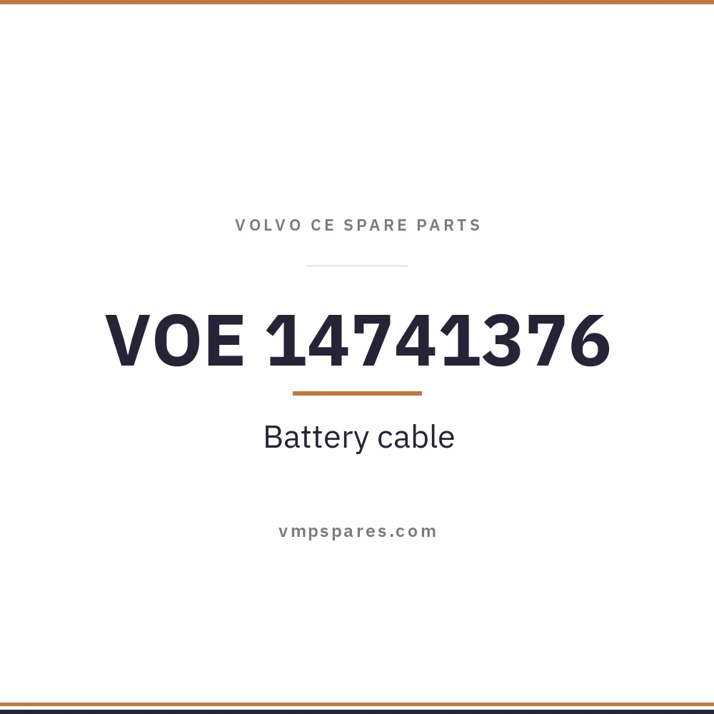 VOE 14741376 – Battery cable