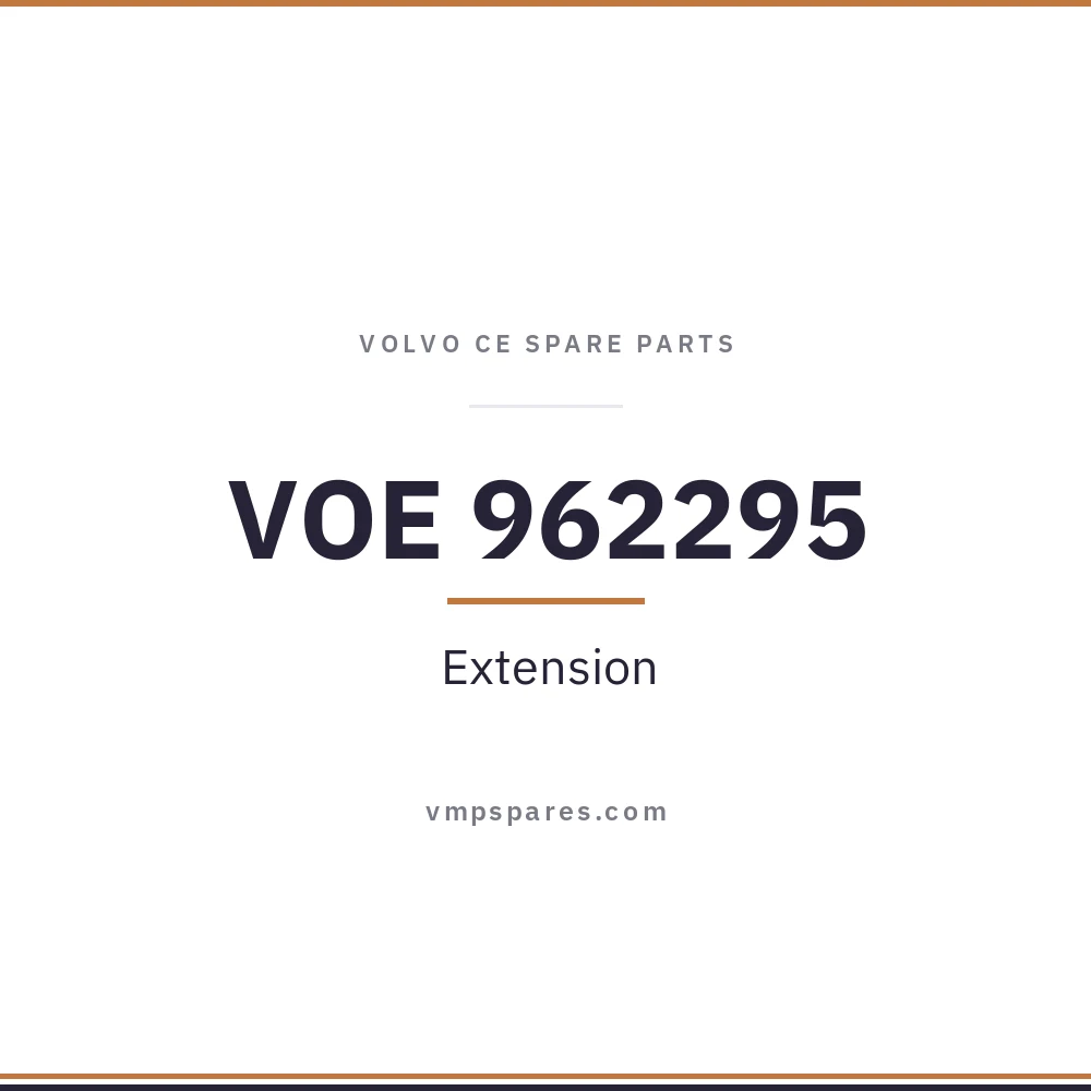 VOE 962295 – Extension