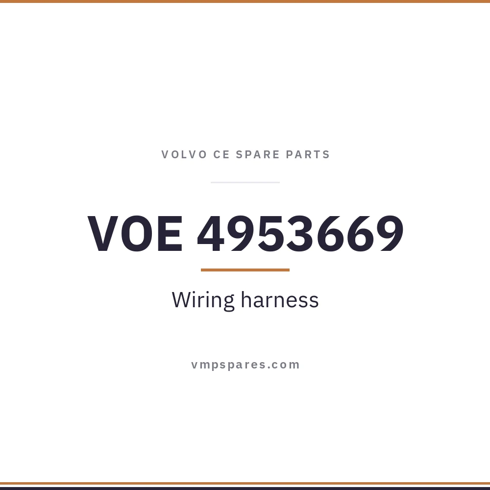 VOE 4953669 – Wiring harness