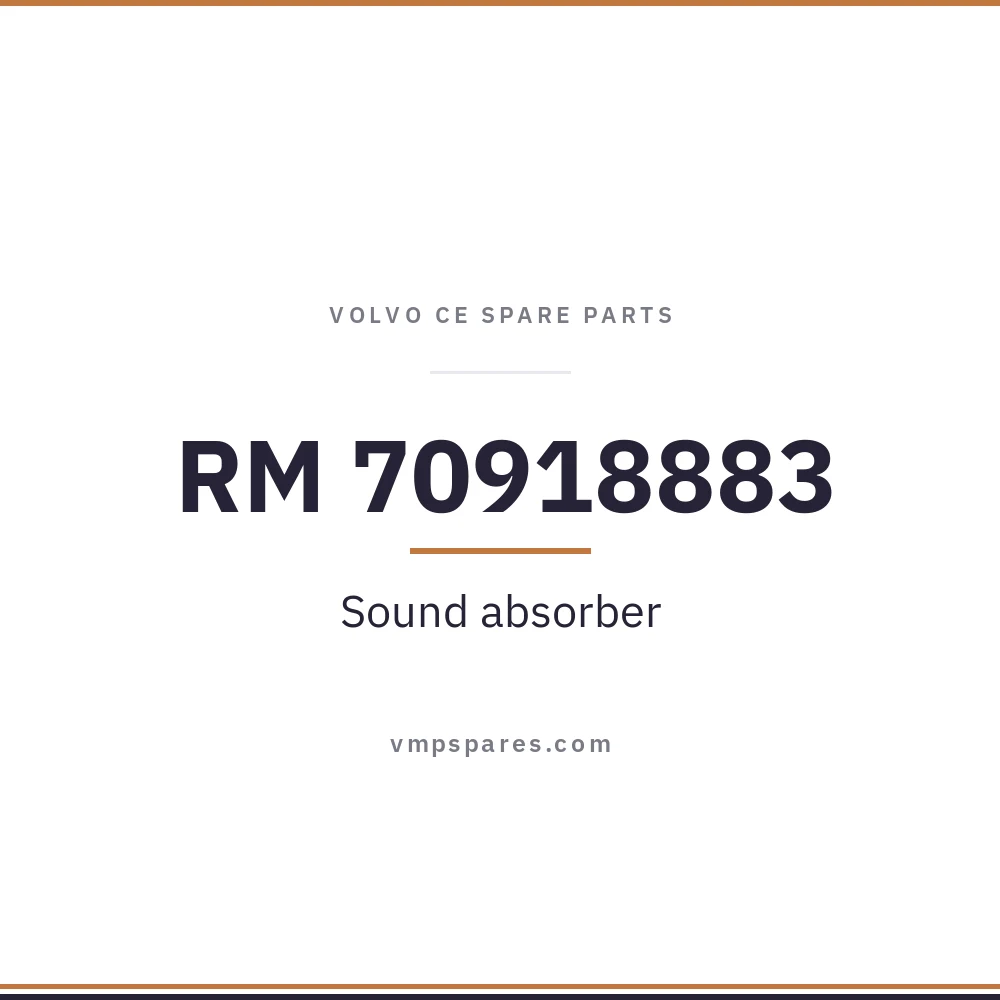 RM 70918883 – Sound absorber