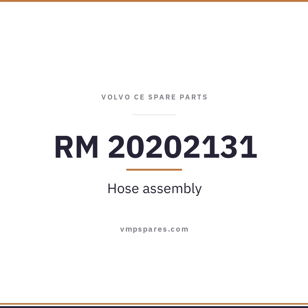 RM 20202131 – Hose assembly