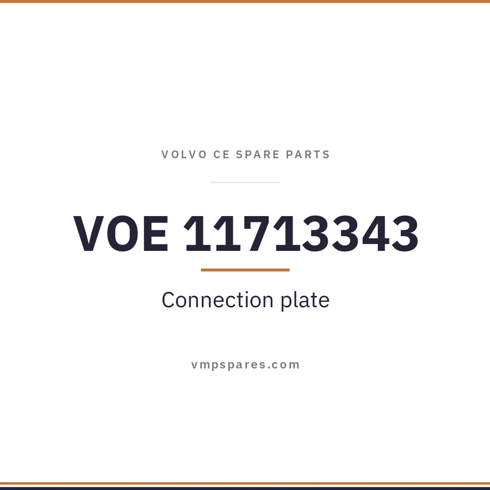 VOE 11713343 – Connection plate