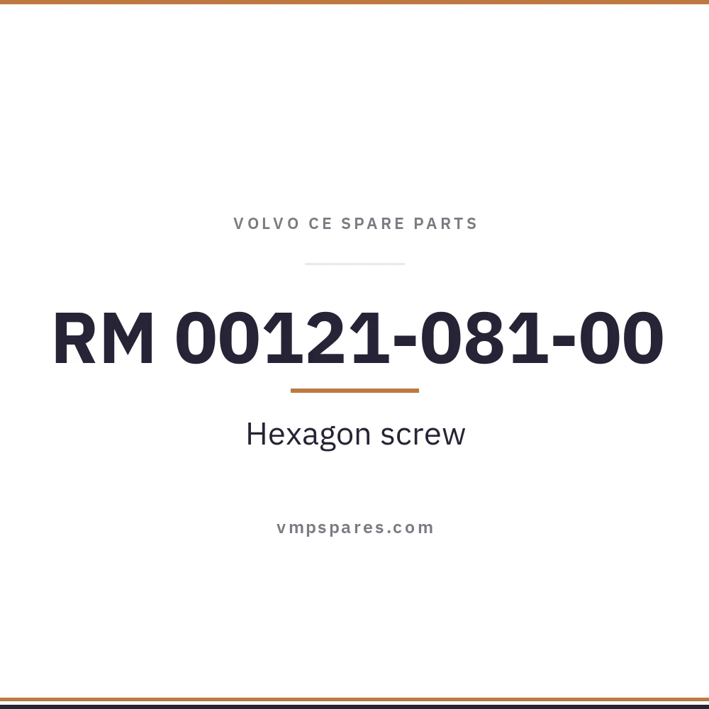 RM 00121-081-00 – Hexagon screw