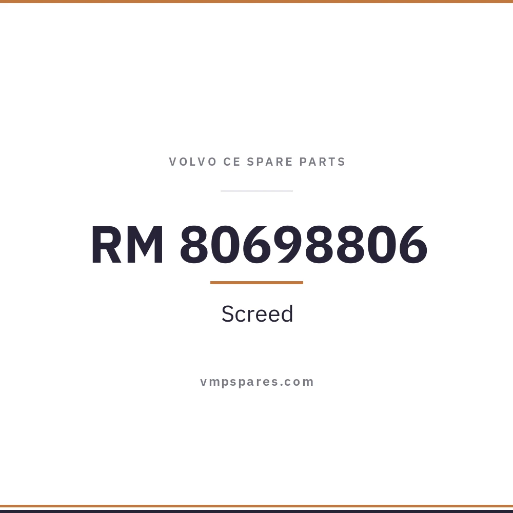 RM 80698806 – Screed