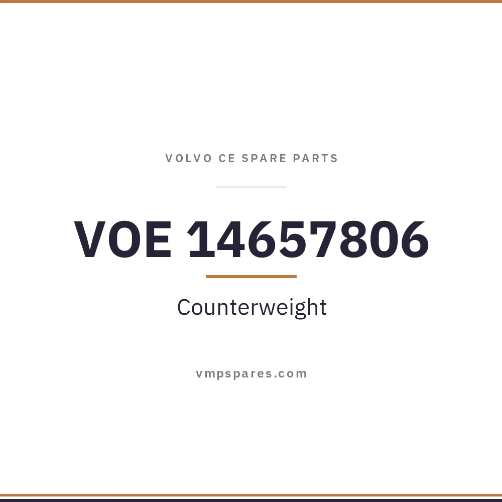 VOE 14657806 – Counterweight
