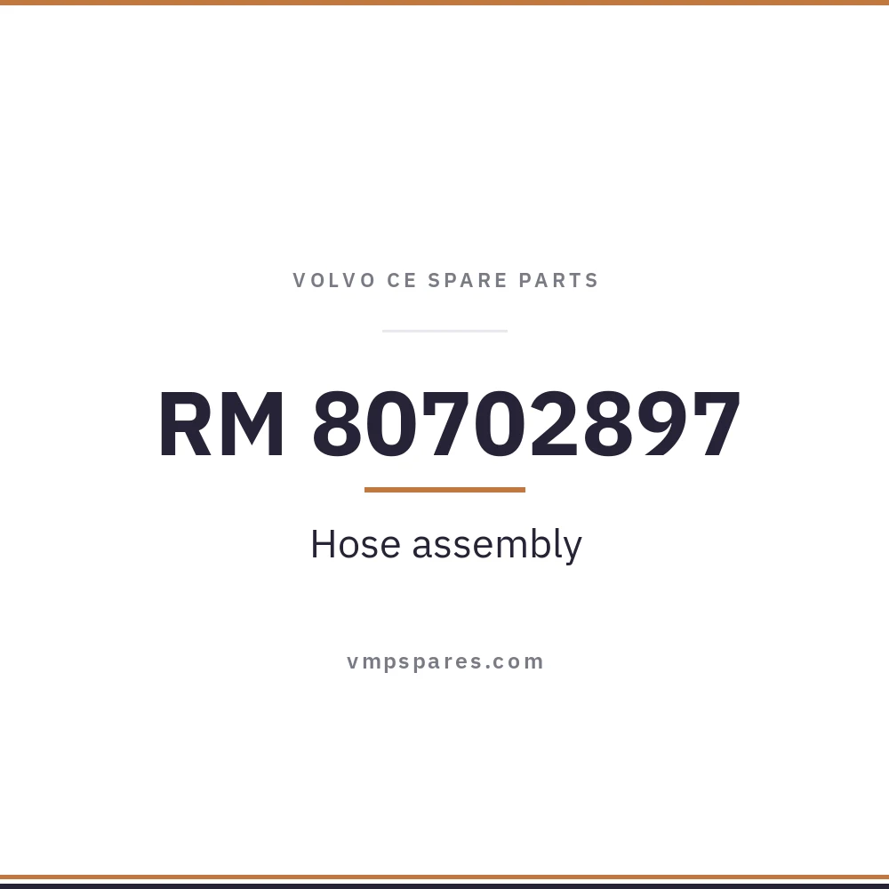 RM 80702897 – Hose assembly