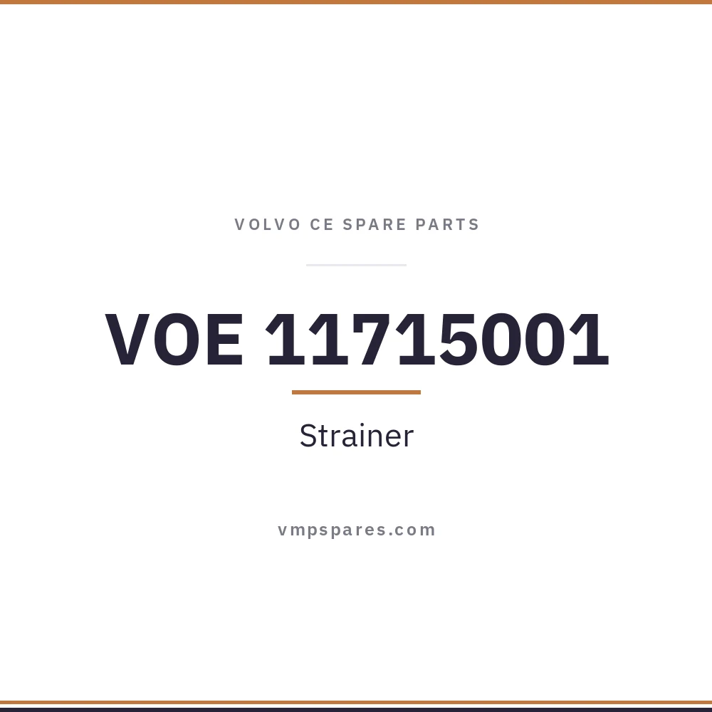 VOE 11715001 – Strainer