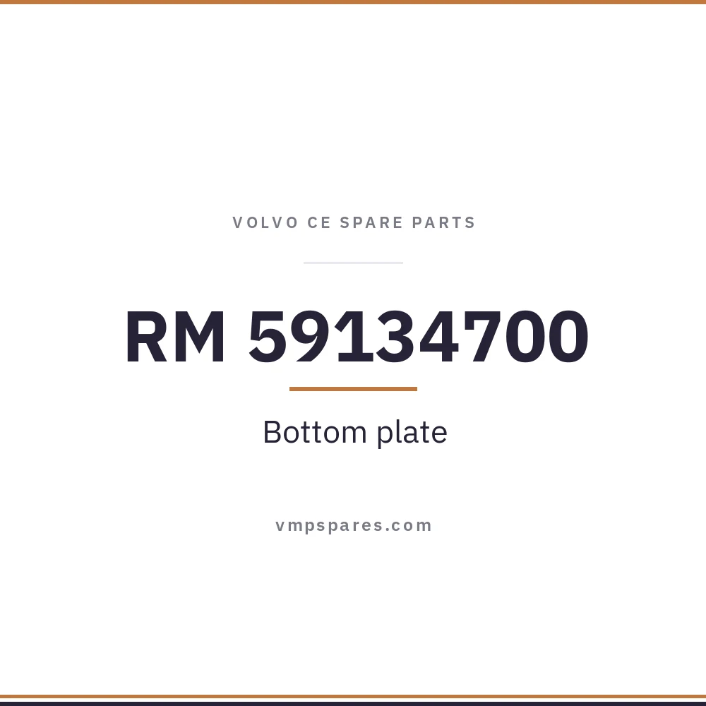 RM 59134700 – Bottom plate