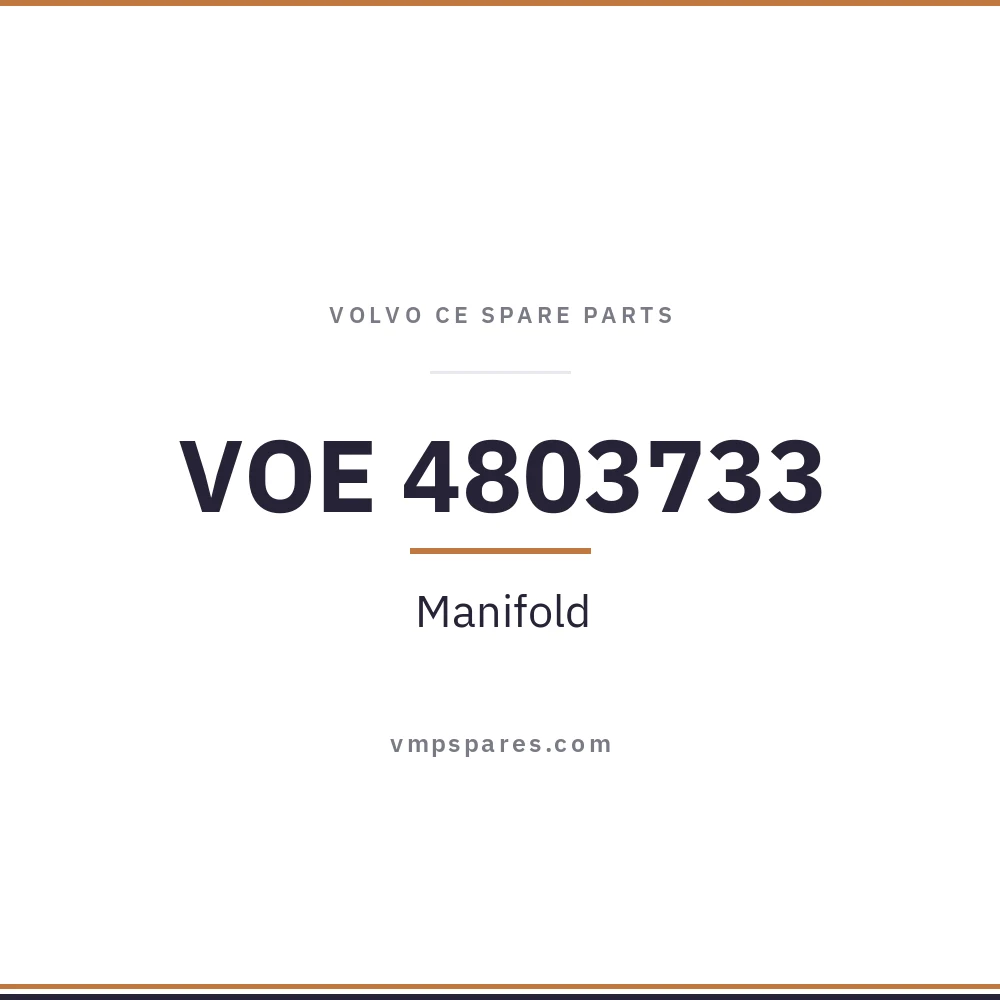 VOE 4803733 – Manifold