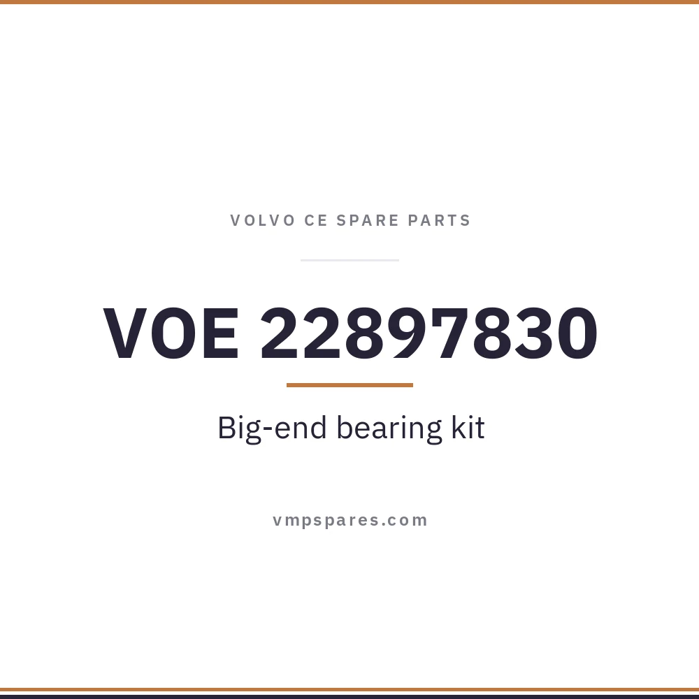 VOE 22897830 – Big-end bearing kit
