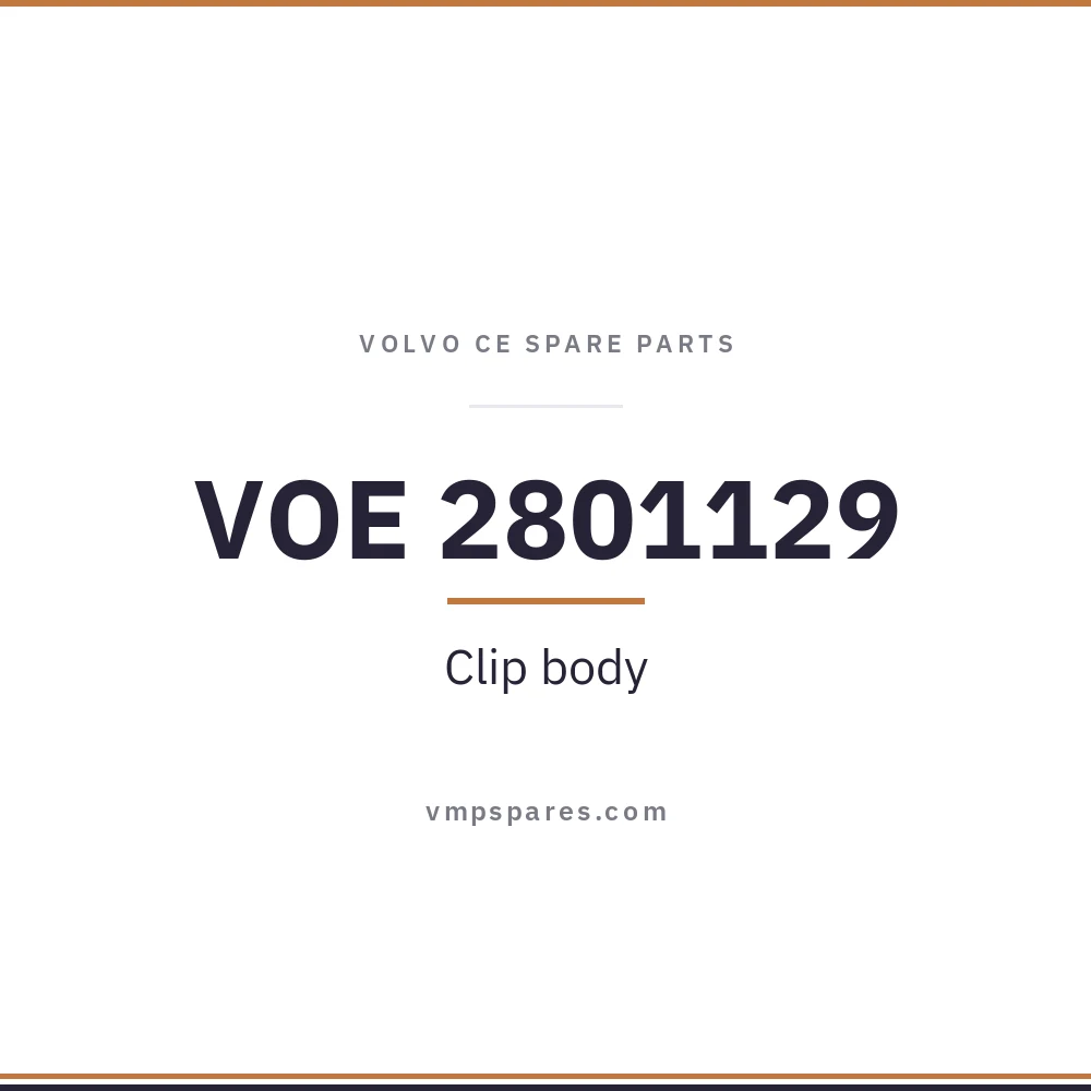 VOE 2801129 – Clip body
