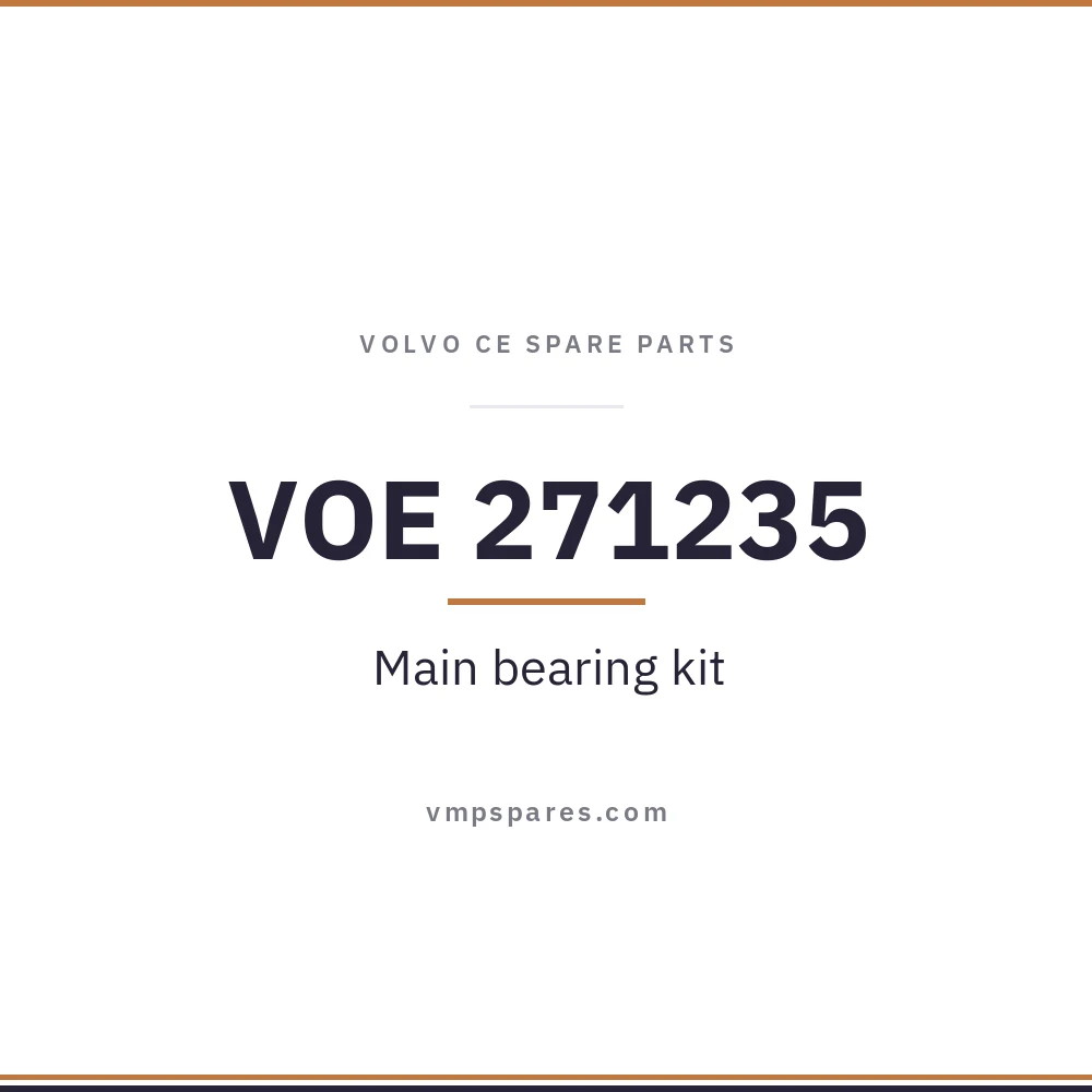 VOE 271235 – Main bearing kit