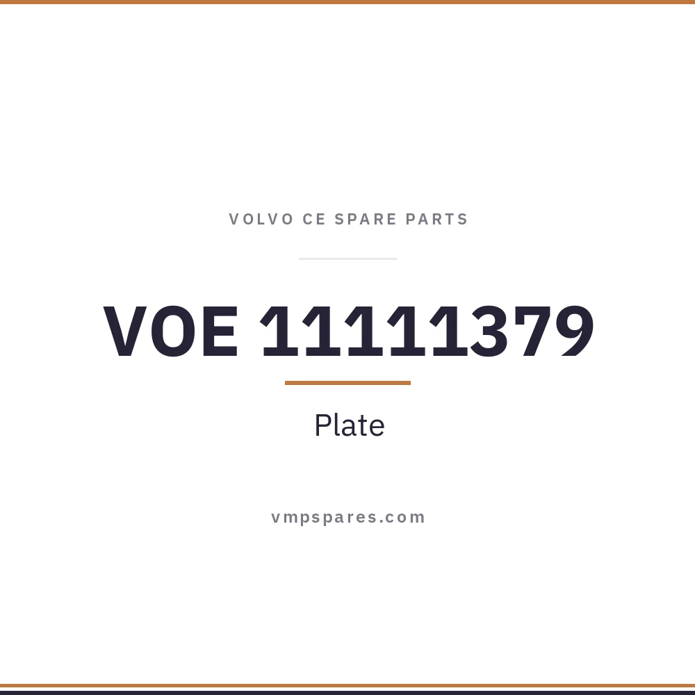 VOE 11111379 – Plate