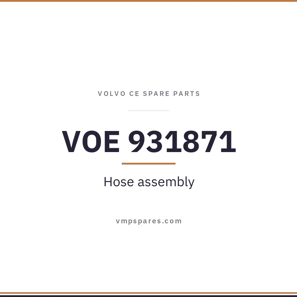 VOE 931871 – Hose assembly