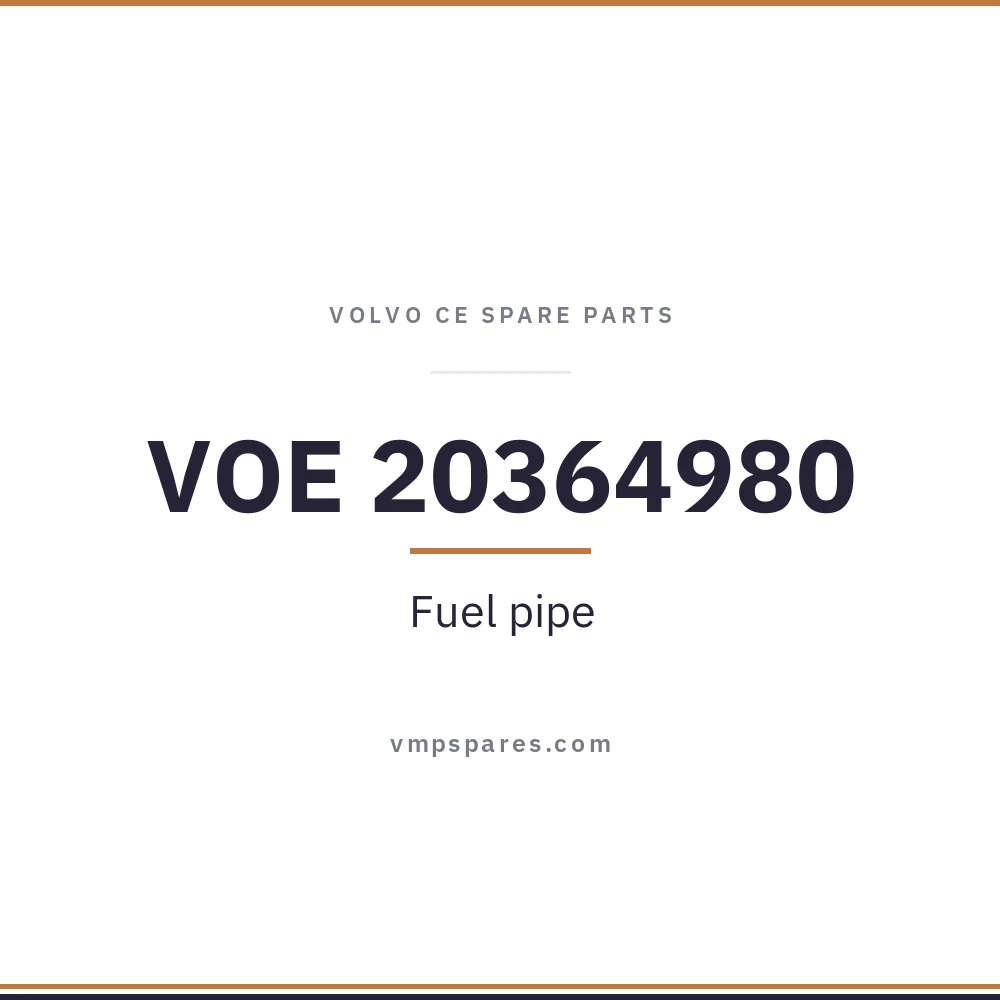 VOE 20364980 – Fuel pipe