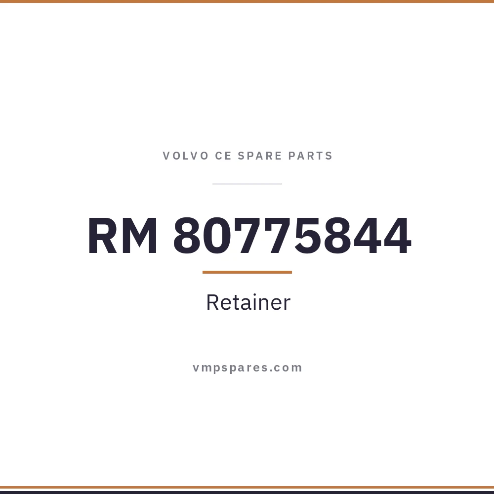 RM 80775844 – Retainer
