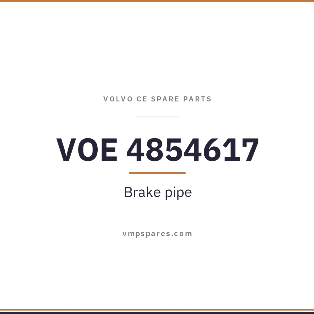VOE 4854617 – Brake pipe