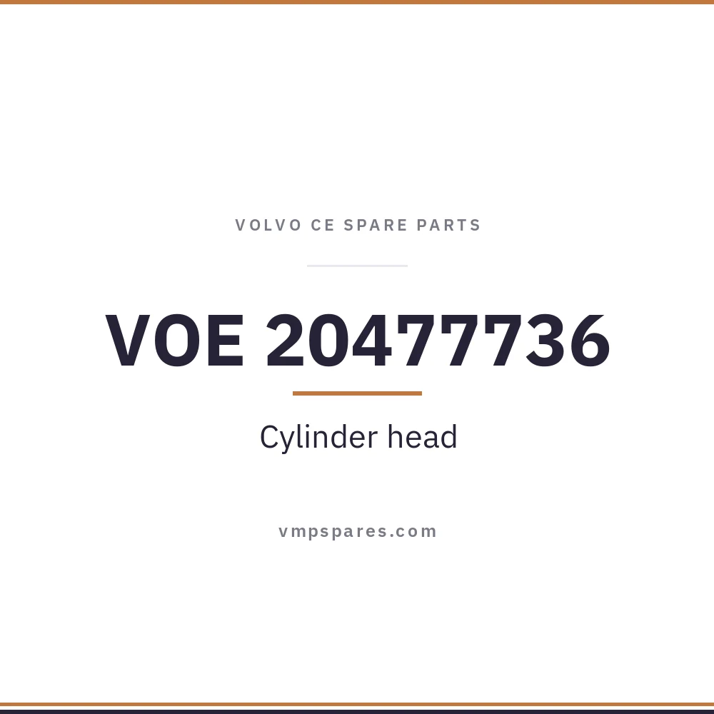 VOE 20477736 – Cylinder head