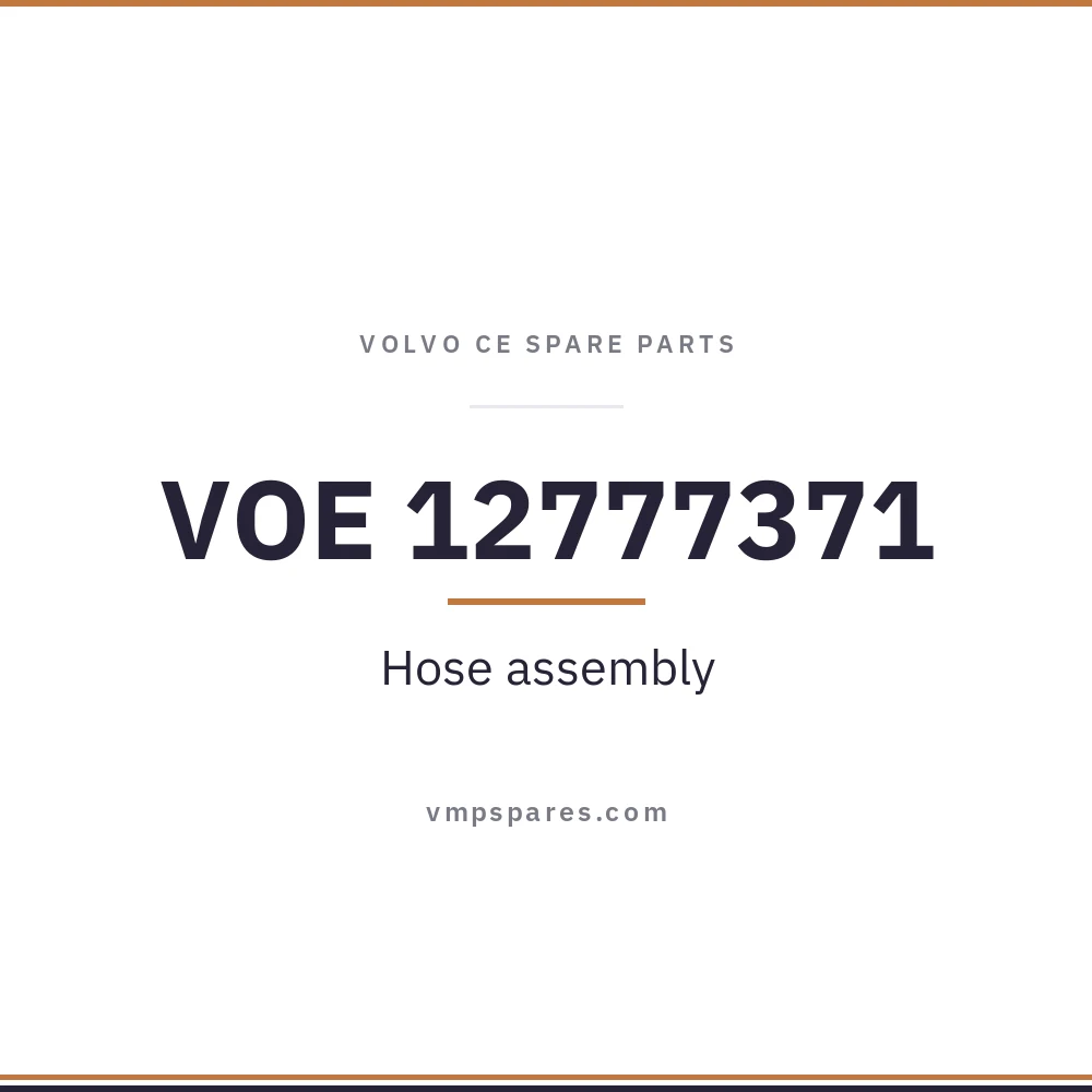 VOE 12777371 – Hose assembly