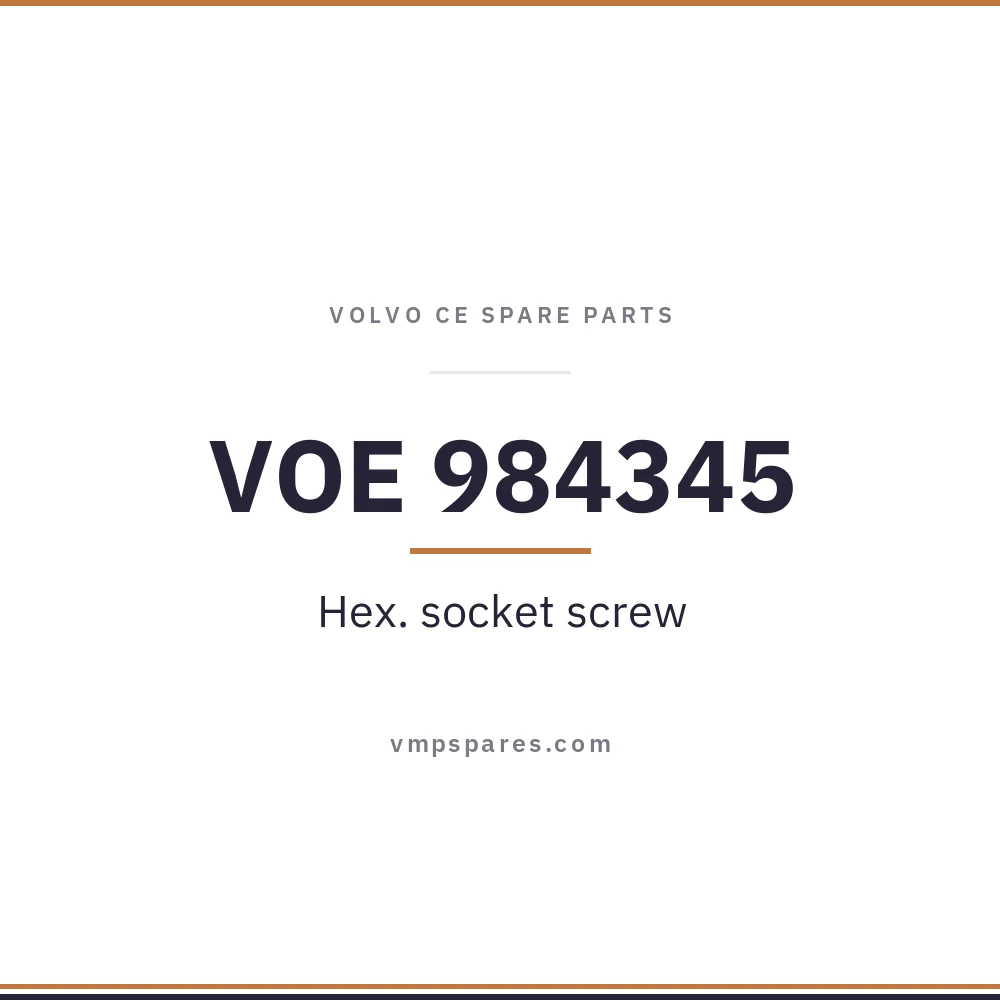 VOE 984345 – Hex. socket screw