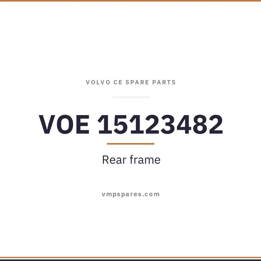 VOE 15123482 – Rear frame