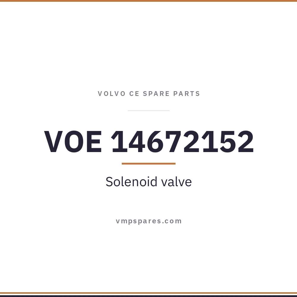 VOE 14672152 – Solenoid valve