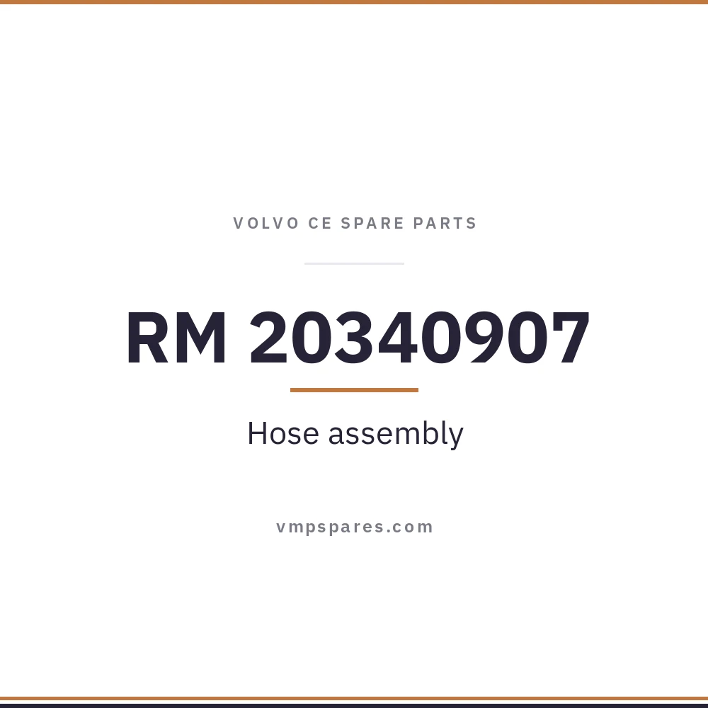 RM 20340907 – Hose assembly