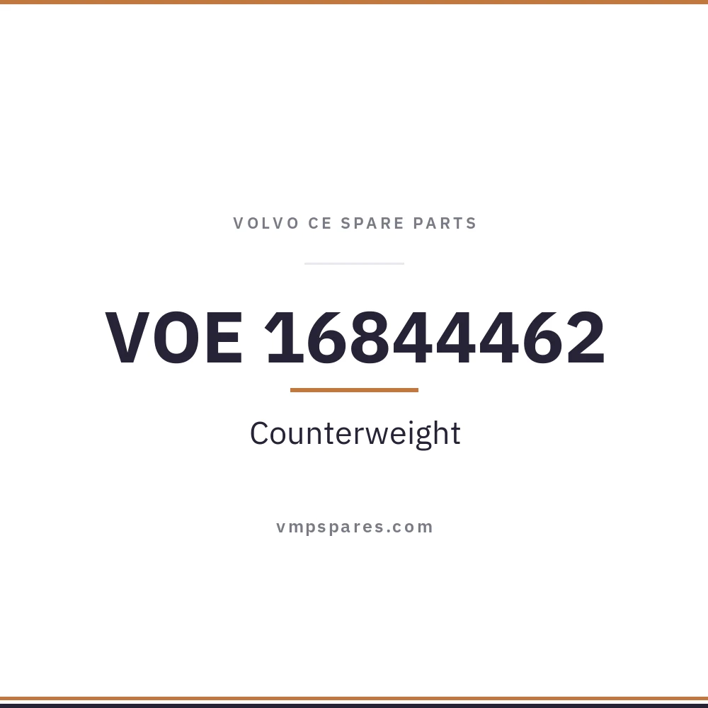 VOE 16844462 – Counterweight