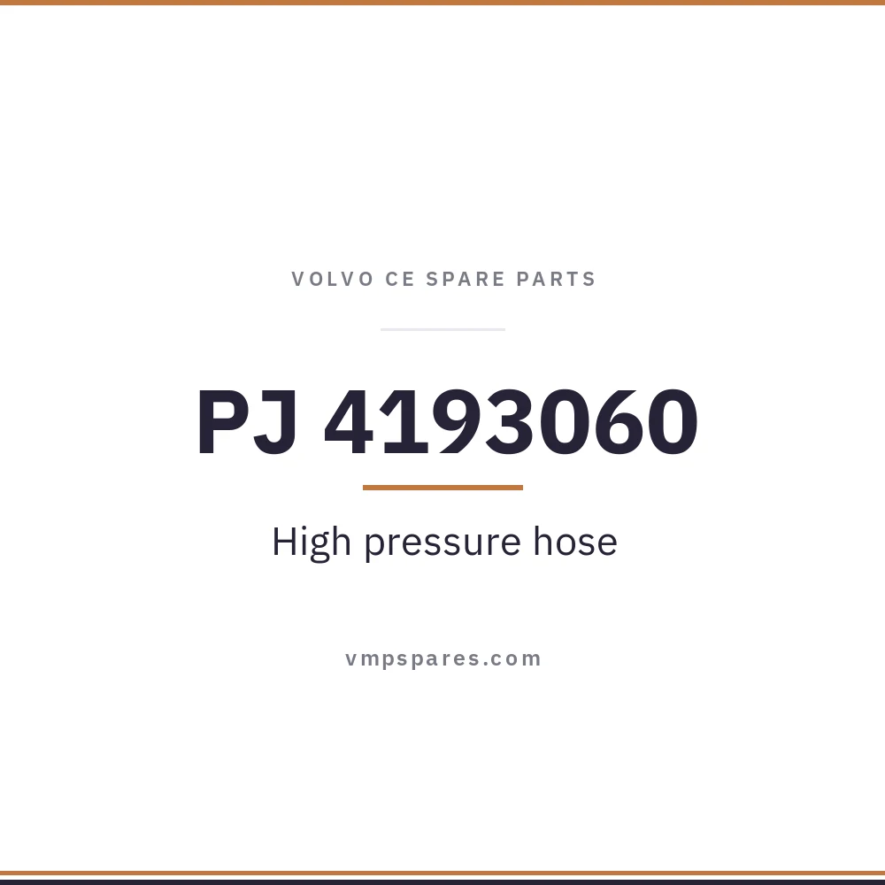 PJ 4193060 – High pressure hose