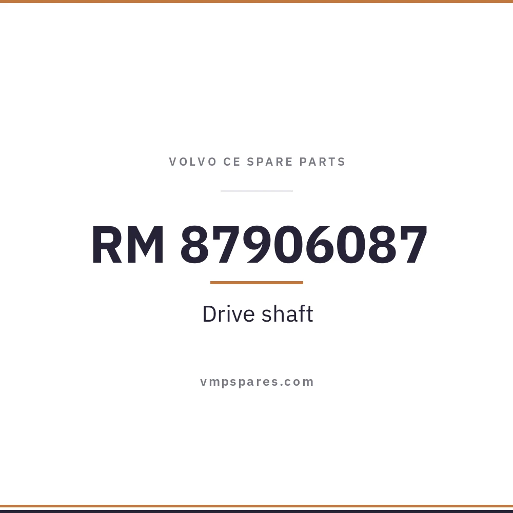 RM 87906087 – Drive shaft