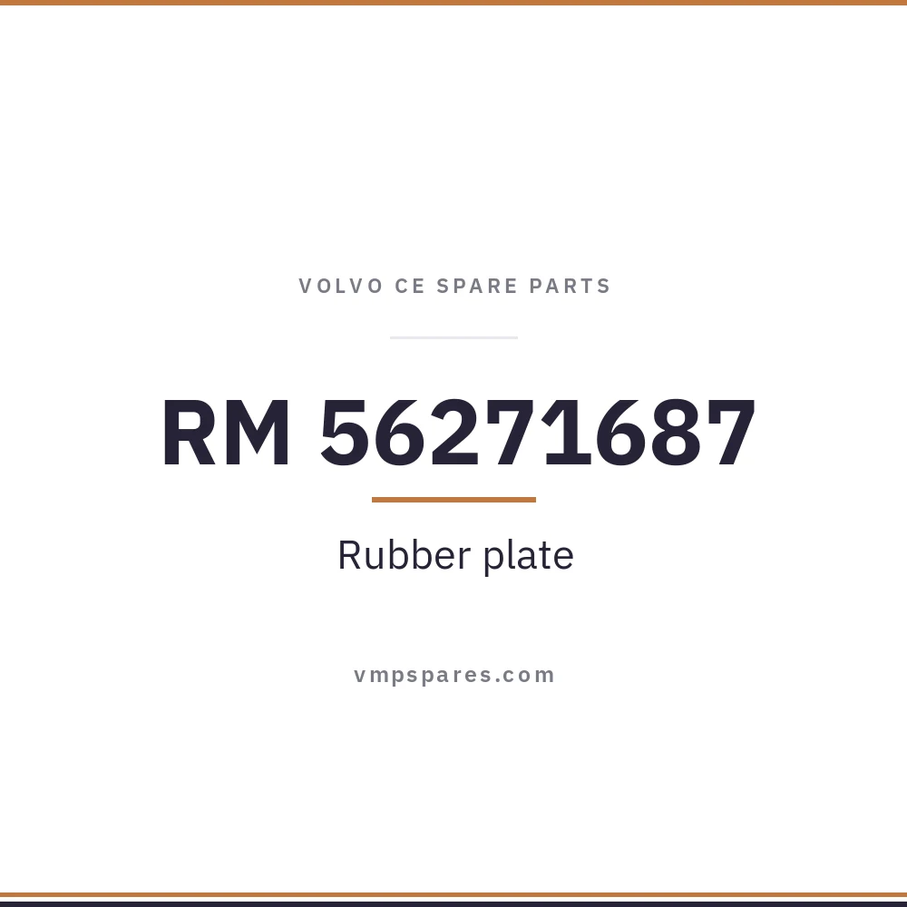 RM 56271687 – Rubber plate
