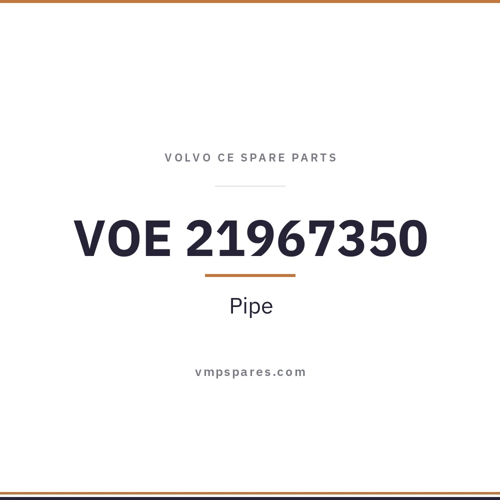 VOE 21967350 – Pipe