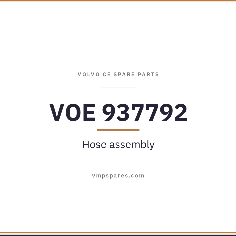 VOE 937792 – Hose assembly