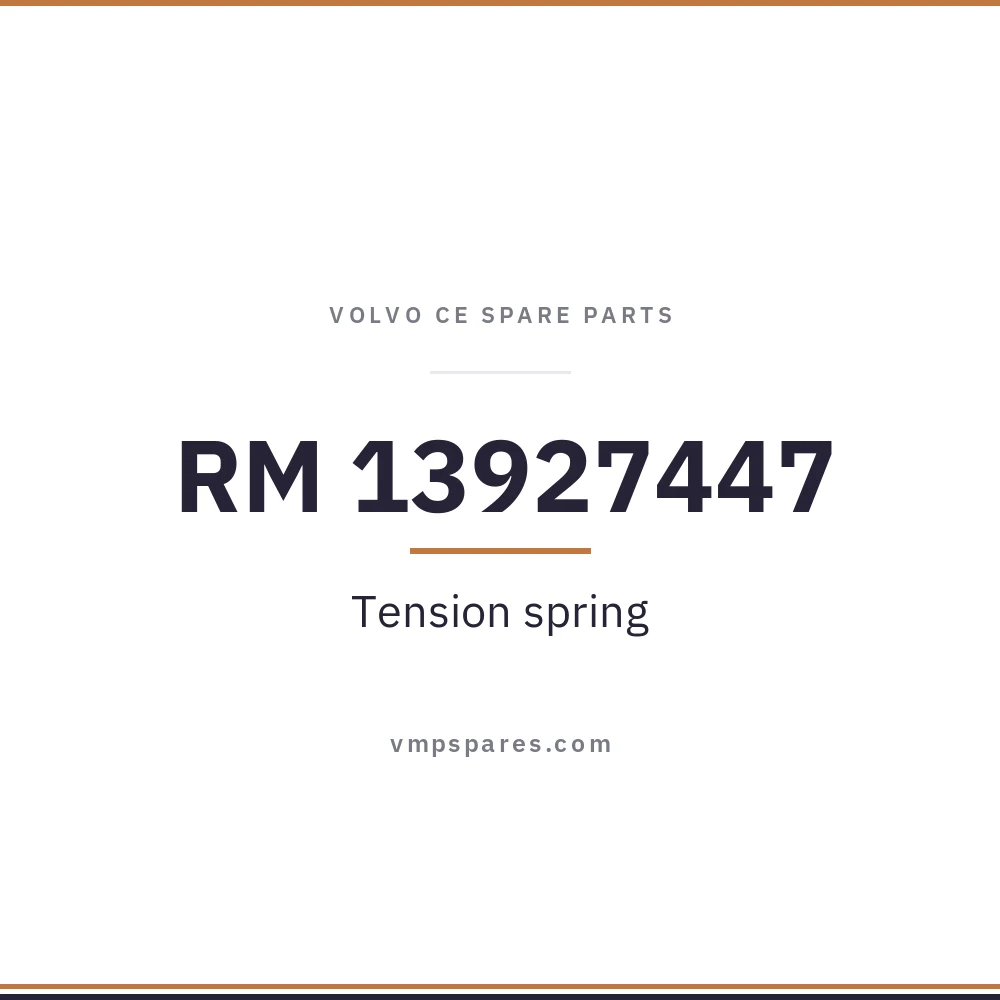 RM 13927447 – Tension spring